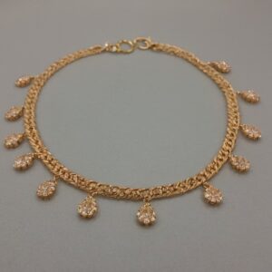 خلخال ذهب وزن 3.4