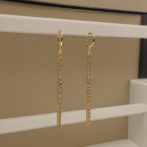 حلق ذهب وزن 1.2