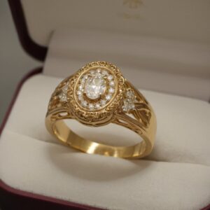 خاتم ذهب وزن 1.7
