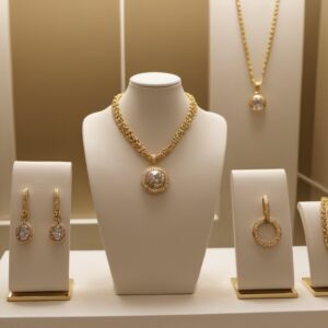 طقم ذهب وزن 2.7